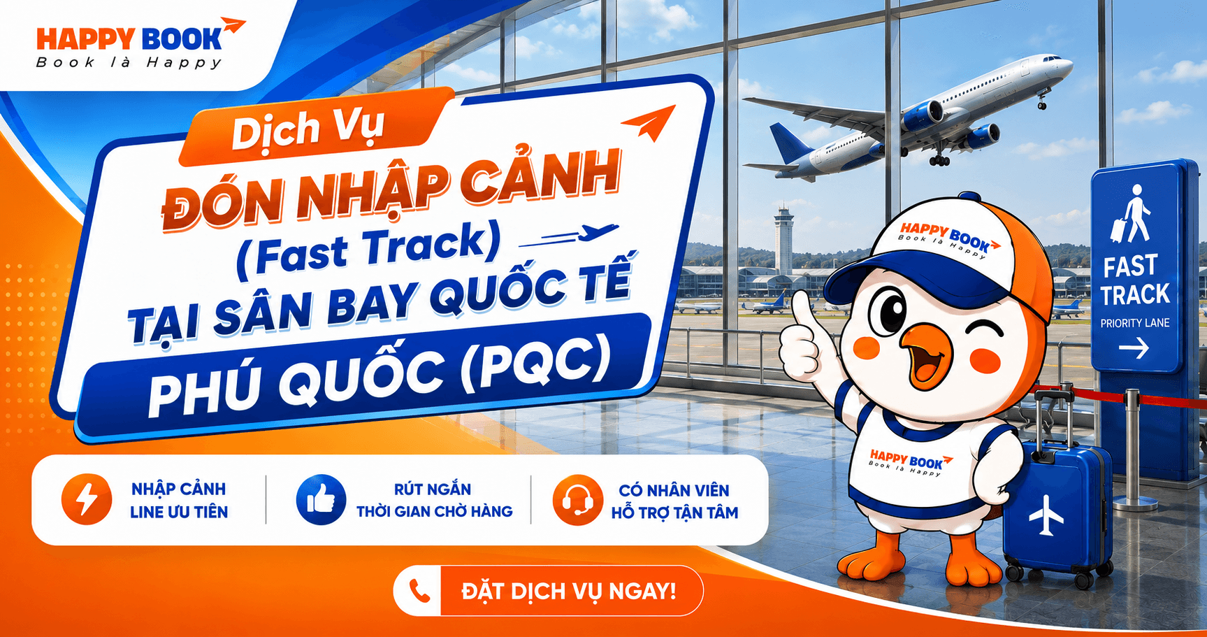 Dịch vụ Đón nhập cảnh (Fast Track) tại Sân bay Quốc tế Phú Quốc (PQC)