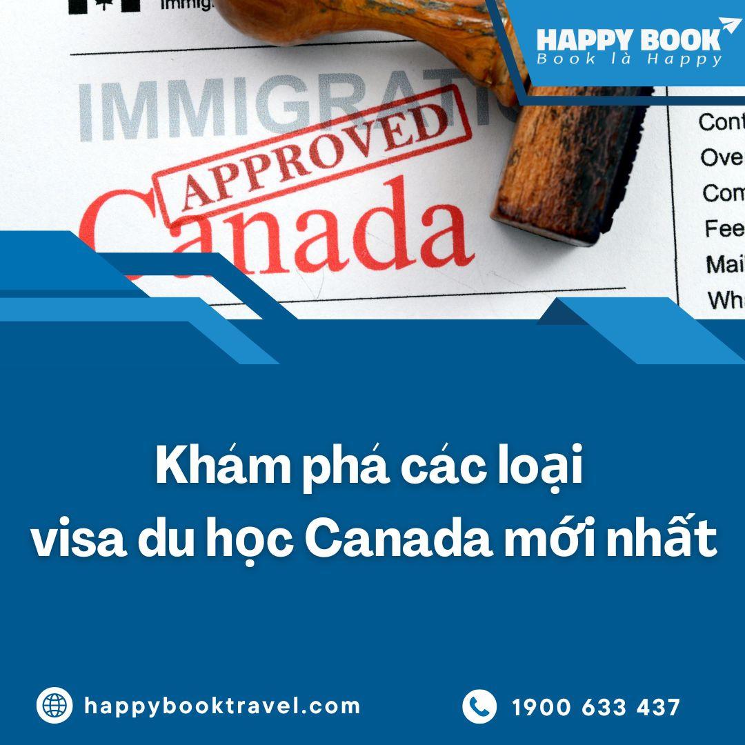 Các Loại Visa Du Học Canada Mới Nhất: Điều Kiện, Hồ Sơ Và Cách Xin Nhanh Tại Happybook Travel