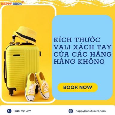 Quy Định Kích Thước Tiêu Chuẩn Vali Xách Tay Của Các Hãng Hàng Không