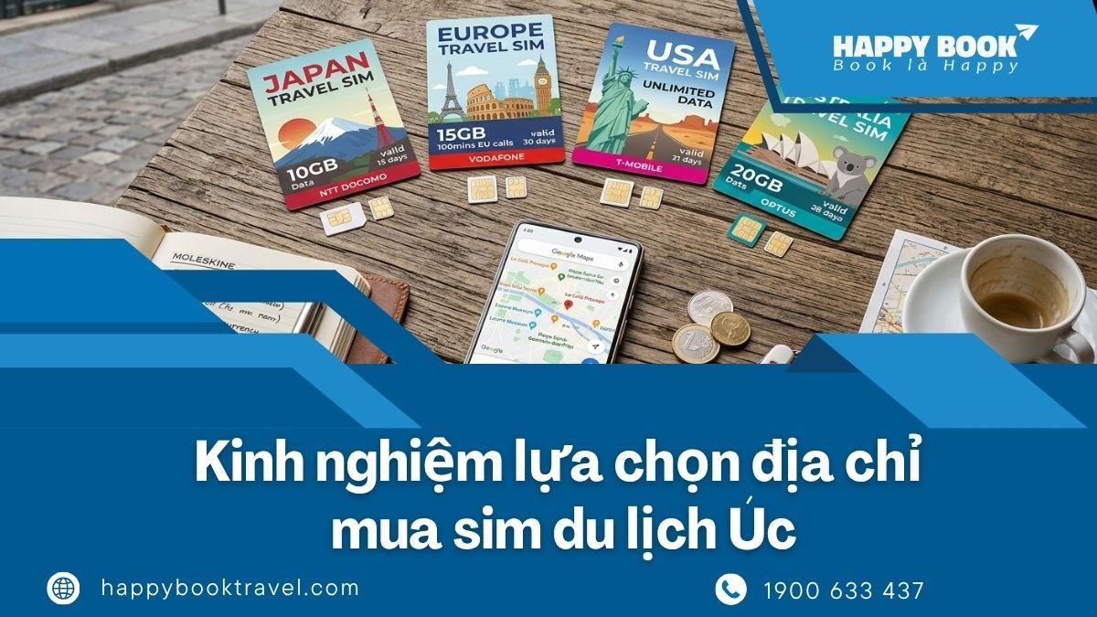 Mua Sim Du Lịch Úc Ở Đâu Tốt? Kinh Nghiệm Chọn Sim Chuẩn Từ HappyBook Travel