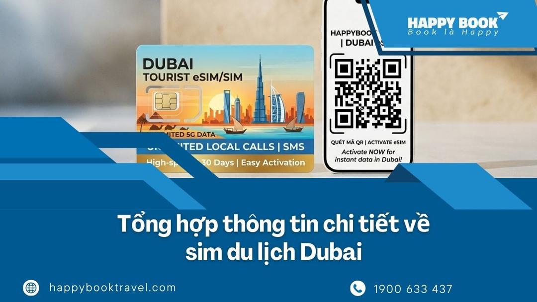 Sim Du Lịch Dubai Dùng Ngay Khi Hạ Cánh – Đặt Tại Happybook Travel